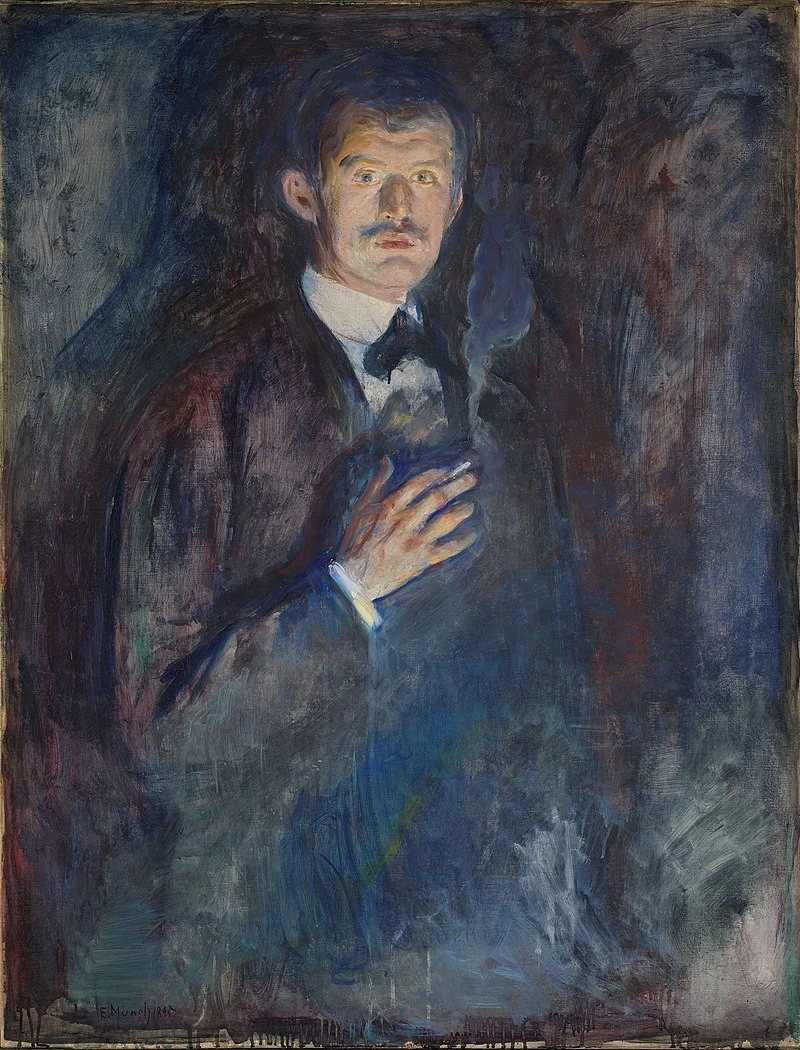 Autoritratto con sigaretta - National Museum of Art, Architecture and Design, 1895